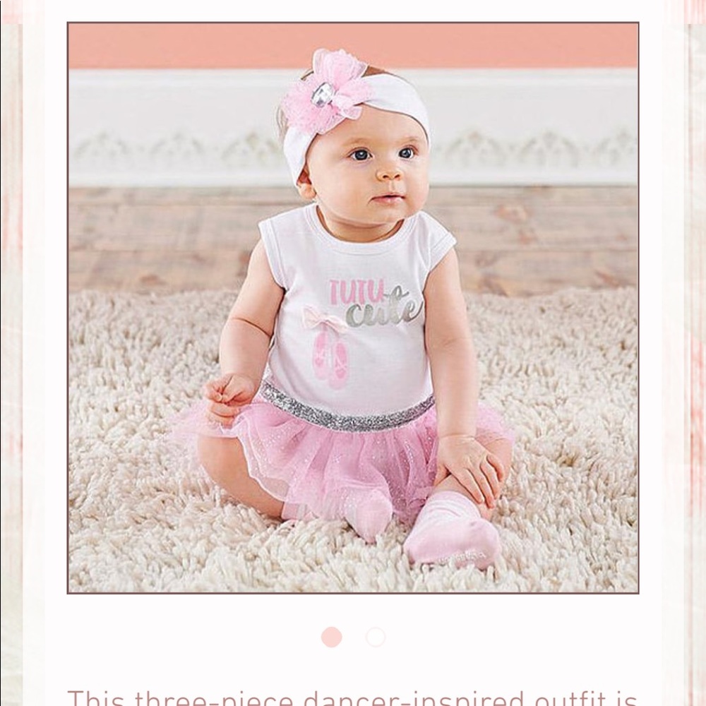 Baby Aspen - 3 piece Ballerina Tutu dress set